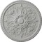 Ekena Millwork Bradford Ceiling Medallion (Fits Canopies up to 6 5/8"), Hand-Painted Frost, 32 5/8"OD x 2"P CM32BRFRF - alternate 1